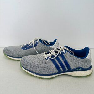 Adidas Tour 360 XT-SL Spikeless Golf Shoes Knit Boost White Blue Men’s Size 11